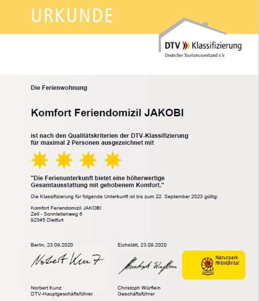 Komfort Feriendomizil Jakobi 迪特福特 外观 照片